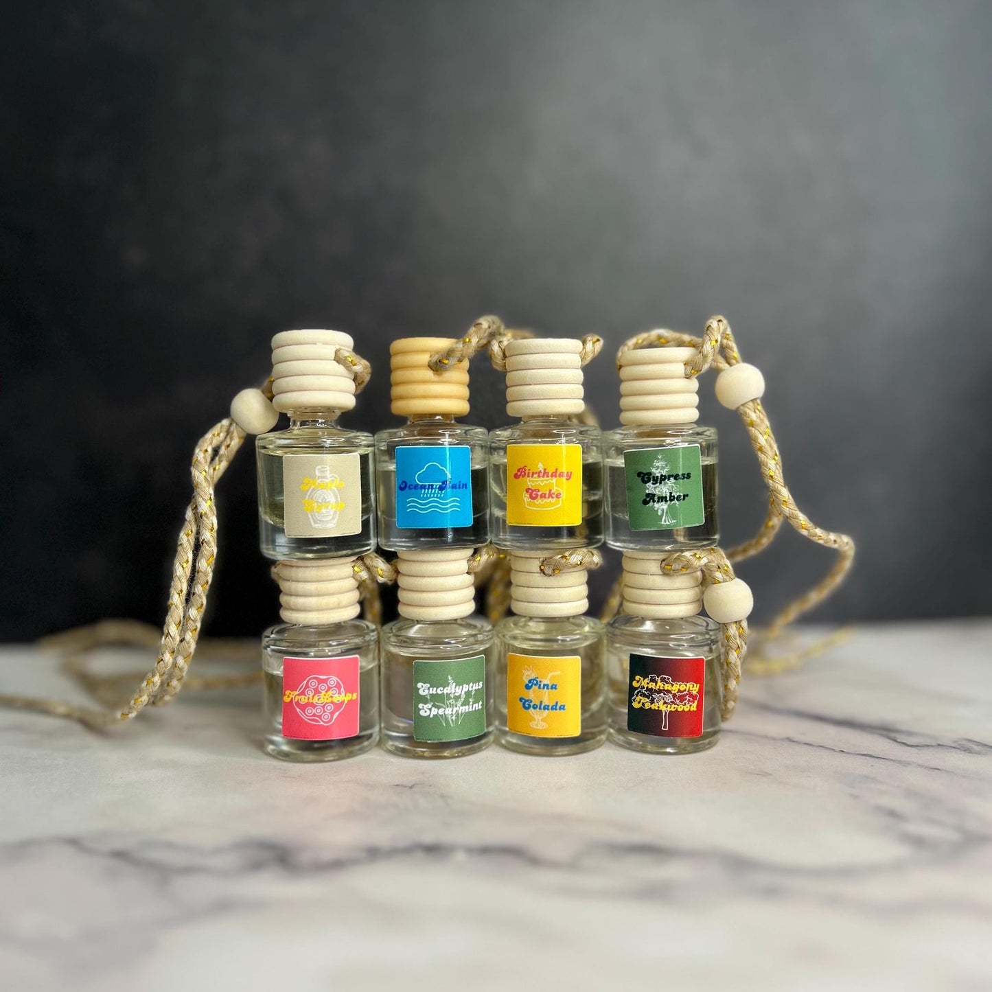 Car decorations Car Air Freshener Diffuser, Hanging Car Freshener New Car Gift Hanging Car Diffuser Car Accessories Car Freshies