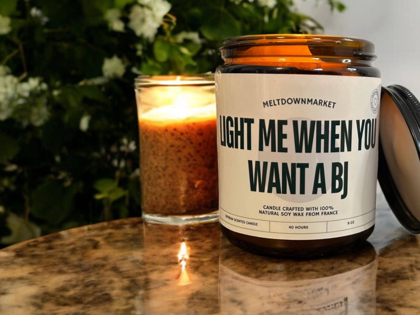 Light Me When You Want A BJ soy candle, Birthday Gift For Boyfriend, Anniversary Gift For Husband, Valentine's Day Gift