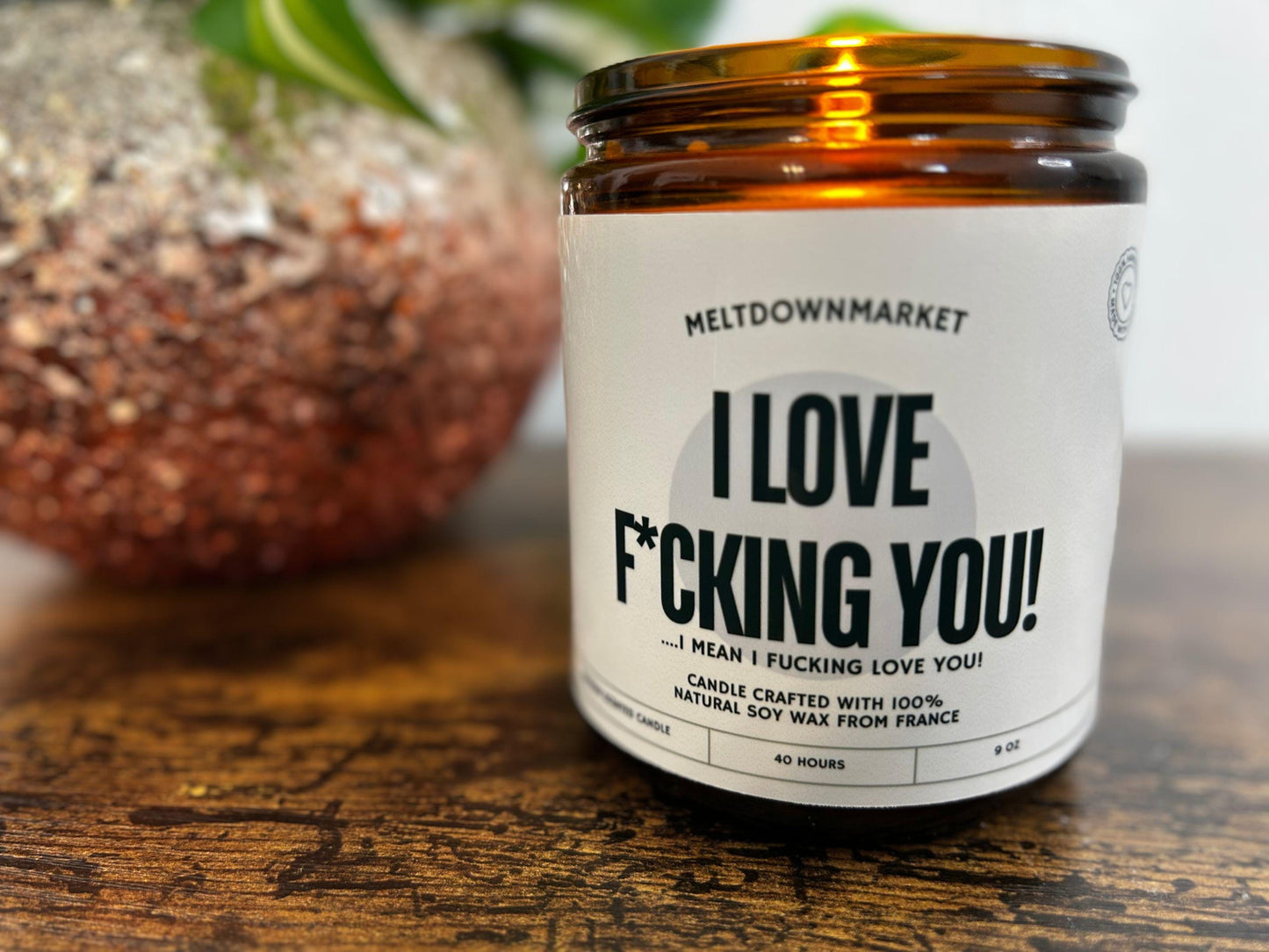 I F*cking Love You Soy Candle , Anniversary Gift , Adult Humor Candle, Dirty Candle, Personalized Candles, Couples Gift, Engagement gift,
