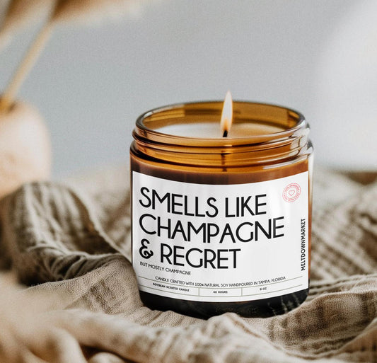 Funny Bridesmaid Gifts, Funny Bachelorette Favors, Personalized Hangover Survival Gift, Custom Bachelorette Gift, Custom Candle Gifts
