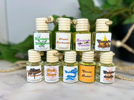 Organic Car Air Freshener, Hanging Car Diffuser, New car gift, Car accessories